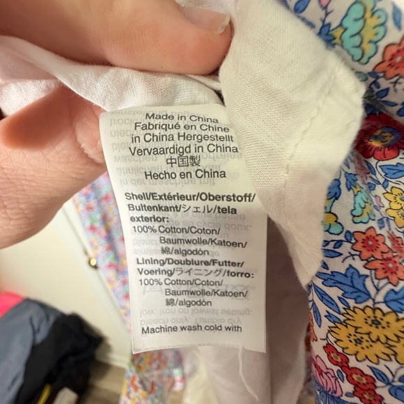 J.Crew Liberty London Floral Ruffle Dress High Low Hem Size 6 - Picture 5 of 8